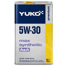 Олива моторне синтетичне YUKO MAX SYNTHETIC A&A 5W-30 4л (22065) купити в Україні