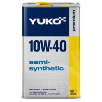 Олива моторне напівсинтетичне YUKO SEMISYNTHETIC 10W-40 4л (21601) купити в Україні цена