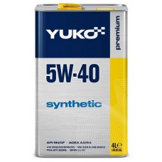 Олива моторне синтетичне YUKO SYNTHETIC 5W-40 4л (21597) купити в Україні