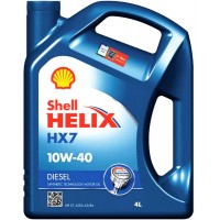 Олива моторне напівсинтетичне SHELL Helix Diesel HX7 10W-40 4л (550040425) купити в Україні цена
