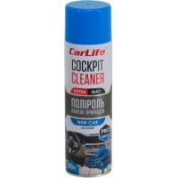 Полироль для пластика CARLIFE Cockpit Cleaner Extra Mat новая машина, 500 мл (CF524)
