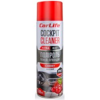 Полироль для пластика CARLIFE Cockpit Cleaner Extra Mat вишня, 500мл (CF529)