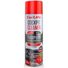 Полироль для пластика CARLIFE Cockpit Cleaner Extra Mat вишня, 500мл (CF529)