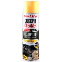 Полироль для пластика CARLIFE Cockpit Cleaner Extra Mat ваниль, 500мл (CF520)