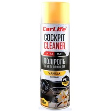Полироль для пластика CARLIFE Cockpit Cleaner Extra Mat ваниль, 500мл (CF520)