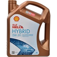Олива моторне синтетичне SHELL Helix Ultra Hybrid 0W-20 5л (550056725)