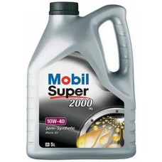 Олива моторне напівсинтетичне MOBIL Super 2000 X1 10W-40, 5л (155607)