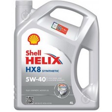 Олива моторне синтетичне SHELL Helix HX8 Synthetic 5W-40 4л (550040296) купити в Україні цена