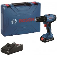 06019K9101 Bosch Bosch Шуруповерт-дрель ударная аккумуляторная GSB 183-LI 18В 1х2А·час 21-56Нм 374-1815об·мин кейс 1.2кг