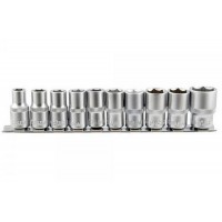 Набор торцевых головок MOLDER 1/2, 10-24 MM, CR-V, 10 шт (MT68110) купити в Україні