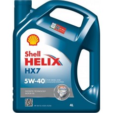 Олива моторне напівсинтетичне SHELL Helix HX7 5W-40 4л (550040513) купити в Україні цена