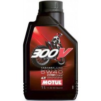 Олива моторне 100% синтетичне эстеровое MOTUL 300V 4T Factory Line Off Road 5W-40, 1л (845611) (104134)
