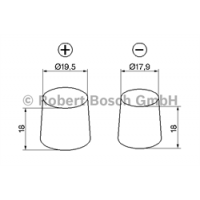 0 092 T40 760 BOSCH Стартерна акумуляторна батарея