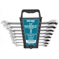 Набор ключей рожково-накидных с трещеткой MOLDER 8-19мм, 8 шт (MT56108) купити в Україні