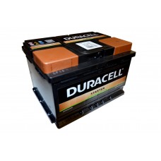 Акумулятор автомобільний 62Аh Duracell Starter (-/+) EN510 (DS62)