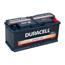 Акумулятор автомобільний 105Ah Duracell Extreme AGM (-/+) EN950 (DE105AGM)