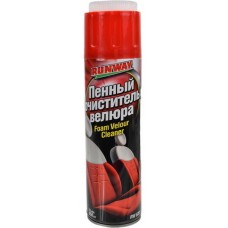 Очиститель велюрового салона RUNWAY Foam Velour Cleaner пена, 650мл (RW6091) купити в Україні