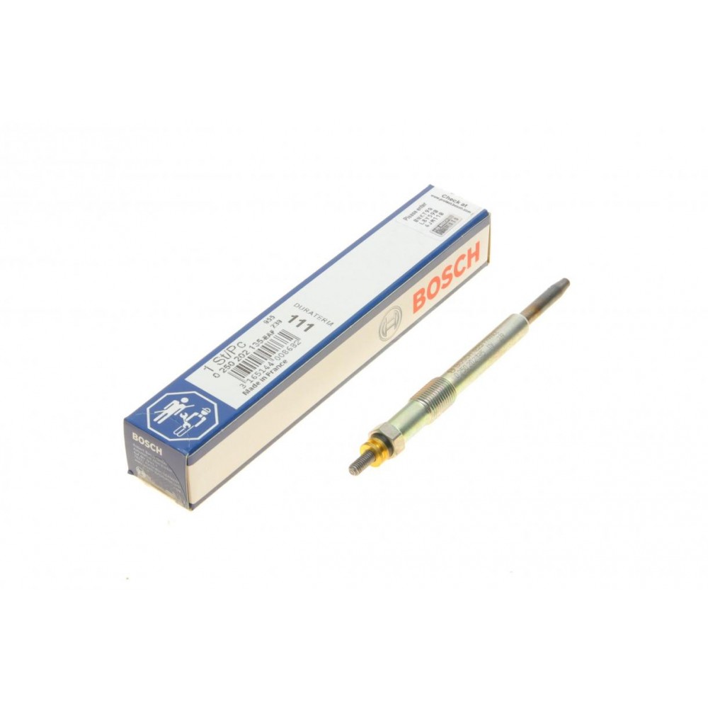0 250 202 135 BOSCH Свічка розжарювання