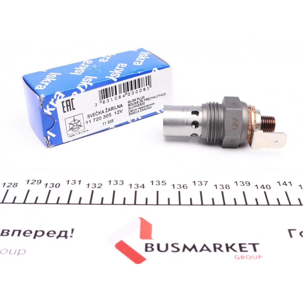 Свічка розжарювання Ford Transit 2.5D/TD 94-00 (12V) (M22x1.75)