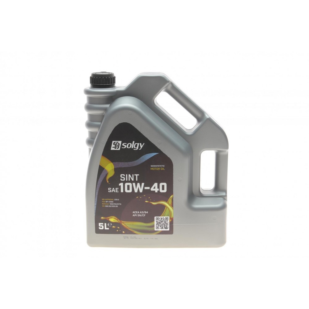 Олива 10W40 SINT (5L) (SN/CF/A3/B4/MB 229.5/MB 229.1/MB 229.3/VW 502.00/VW 505.00/RN0700/RN0710)