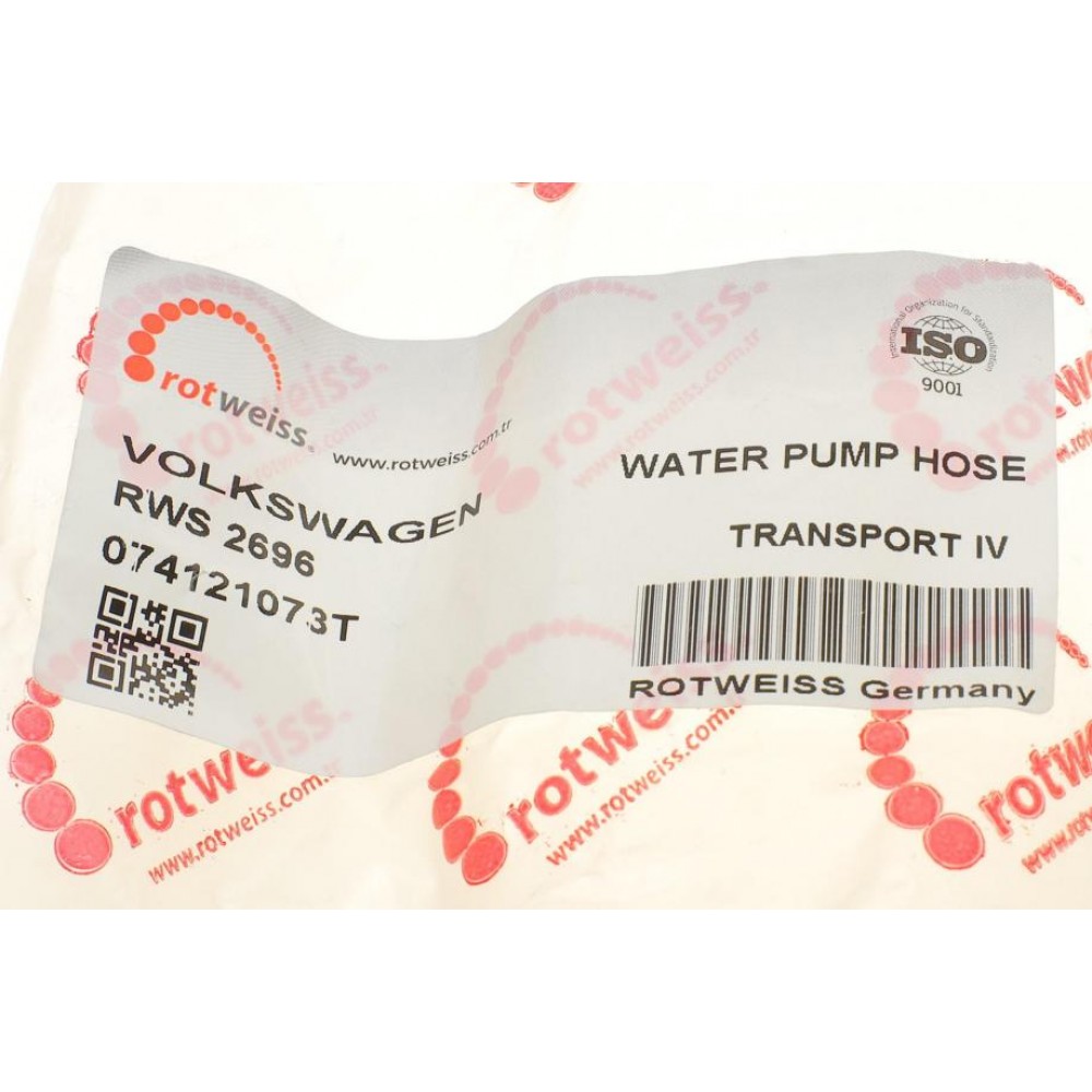 Патрубок системи охолодження VW T4 2.4D 90-03