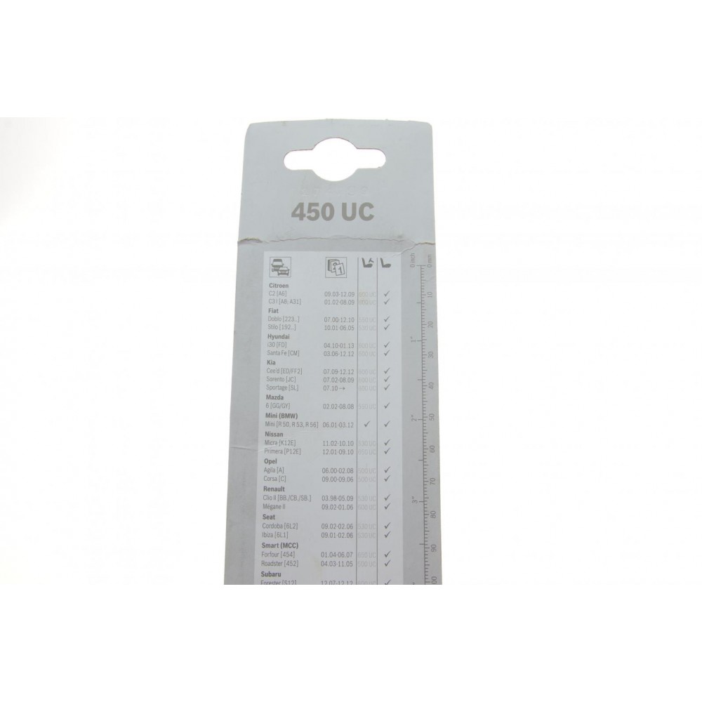 Щітка склоочисника (450мм) Fiat Doblo/Fiorino/Ford Transit/MB Vito (W638) 79-