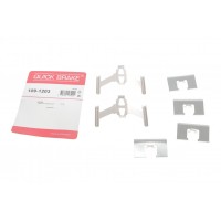 109-1203 QUICK BRAKE Комплектуючі колодки дискового гальма