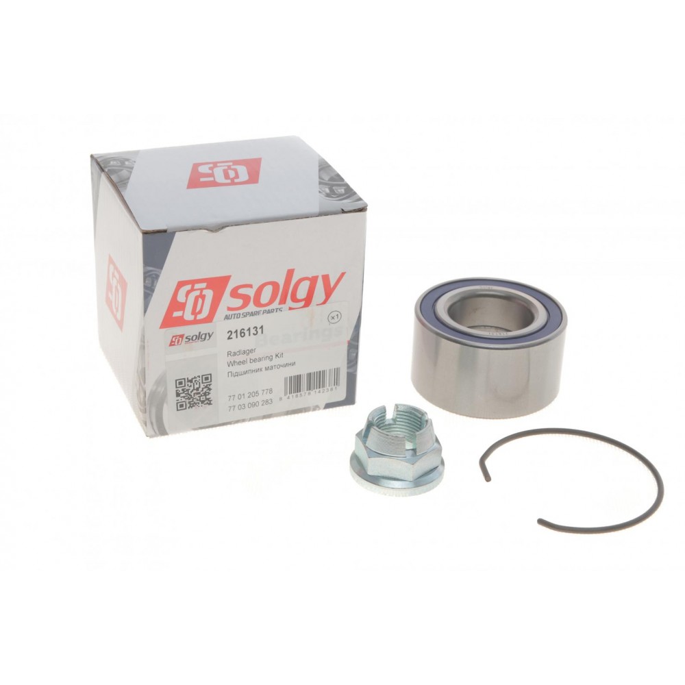 Підшипник маточини (передньої) Renault Clio 98- (35x65x35) (к-кт)