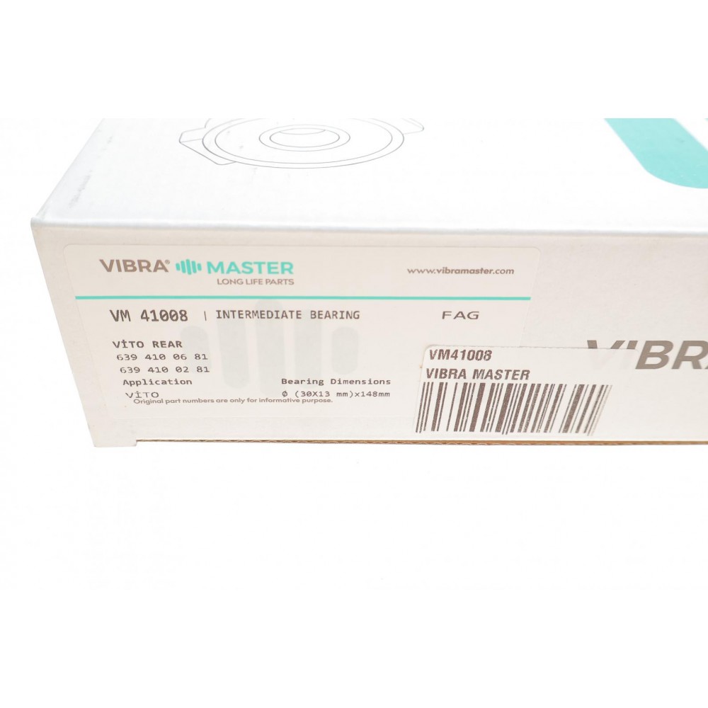 Підшипник підвісний (задній) MB Vito (W639) 03- (d=30mm) (з підшипником FAG)