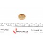 Заглушка блоку циліндрів (d=36,75mm) Латунь/Brass