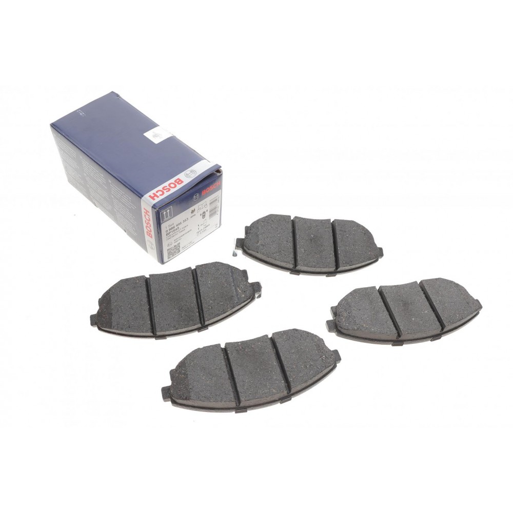0 986 495 353 BOSCH Комплект гальмівних колодок дисковий гальм