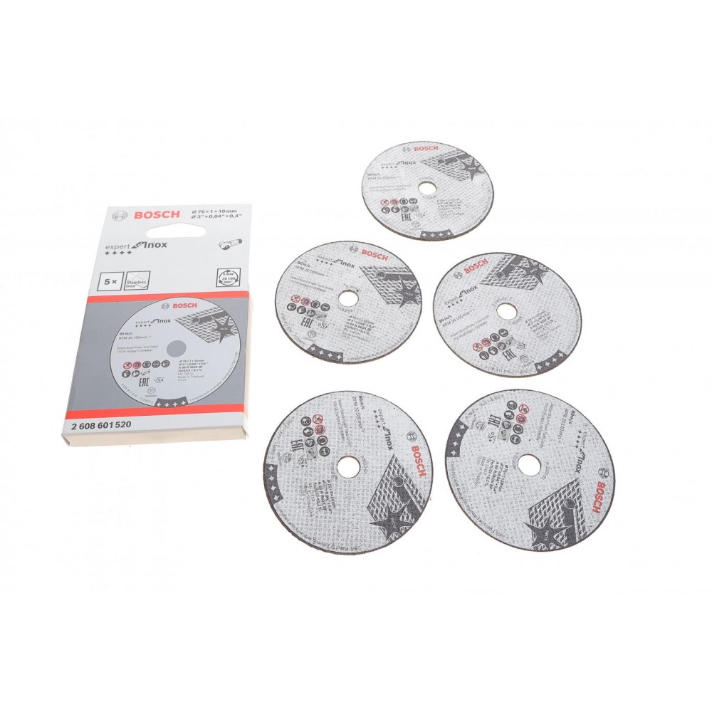 2608601520 Bosch Bosch Диски отрезные Expert for Inox (5 шт)