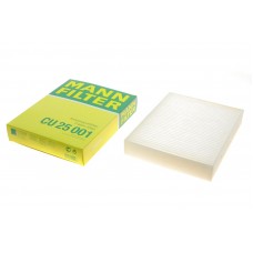 CU 25 001 MANN-FILTER Фільтр повітря у внутрішньому просторі