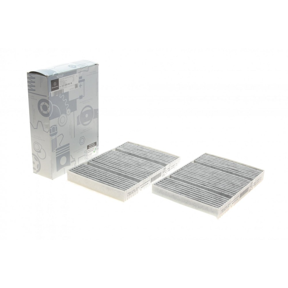 Фільтр салону MB S-class (W222/C217) 13- (вугільний) (к-кт 2шт.)