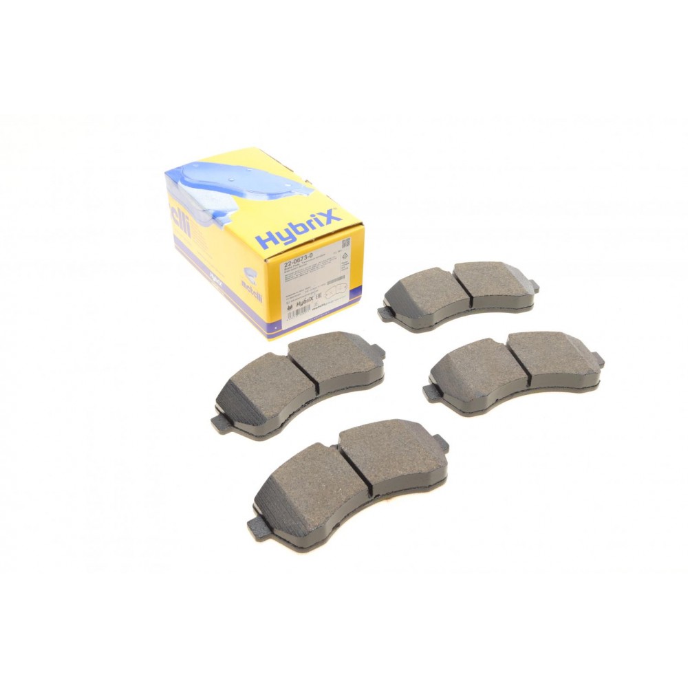 22-0673-0 METELLI Комплект гальмівних колодок дисковий гальм