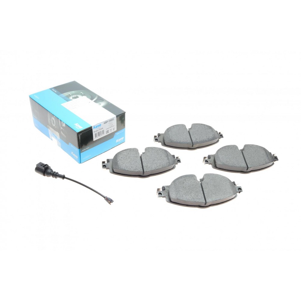 KBP-10002 KAVO PARTS Комплект гальмівних колодок дисковий гальм