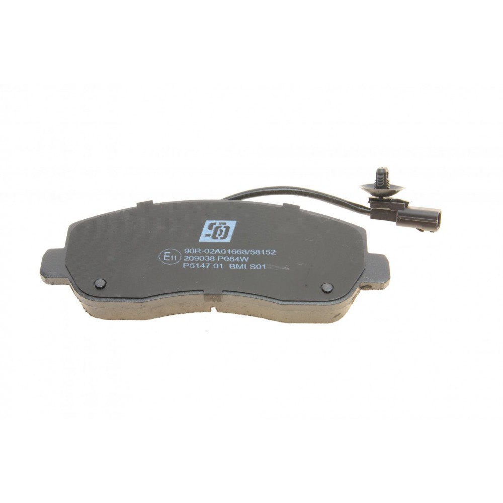 Колодки гальмівні (передні) Renault Master/Opel Movano 10- (з датчиком)