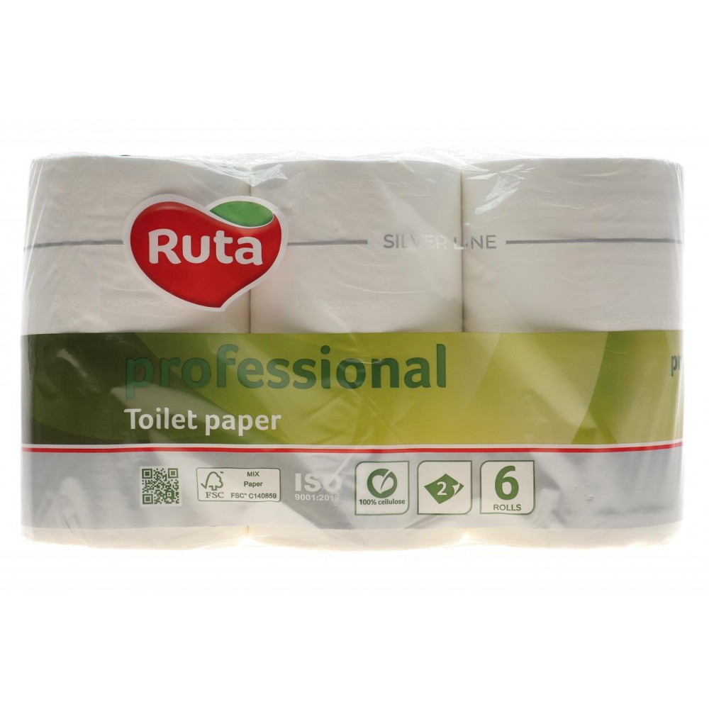 Папір туалетний FESKO Professional M 2 шари/55м/6шт