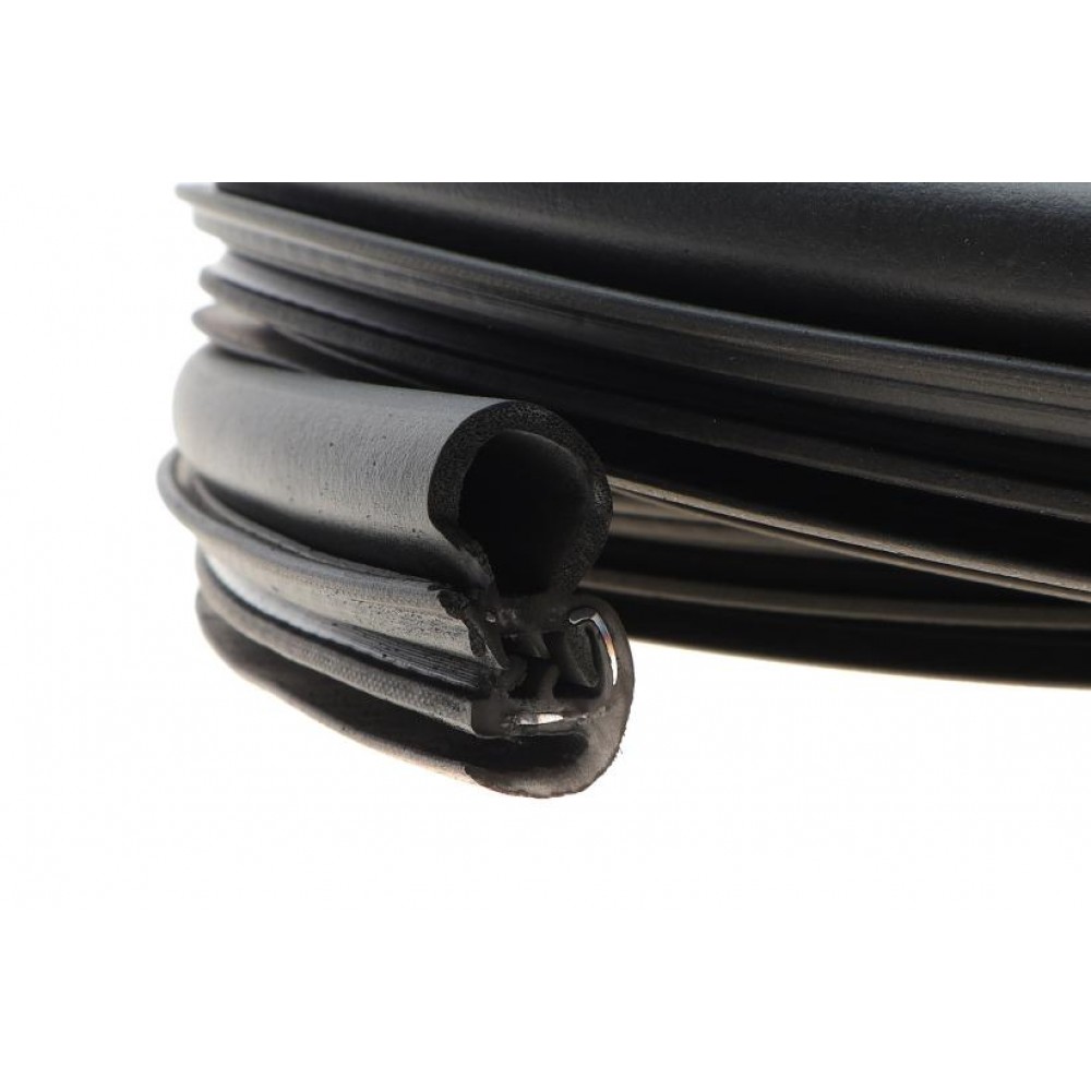 Ущільнювач дверей (передніх) MB Sprinter -06 (з металевою вставкою)