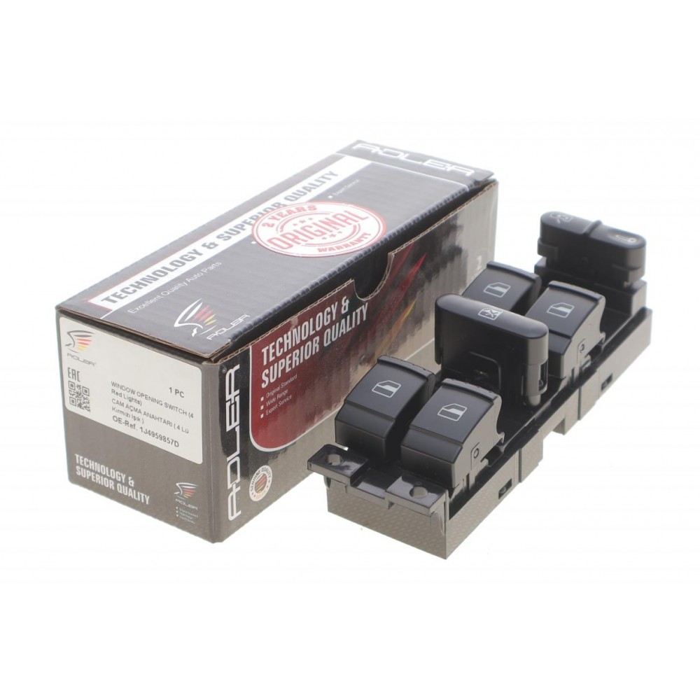 Кнопка склопідйомника VW Golf/Bora/Passat 97-05 (блок)