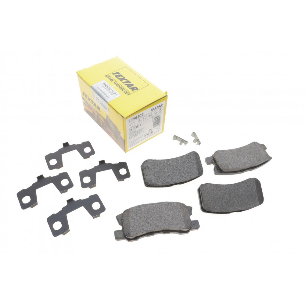 2358202 TEXTAR Комплект гальмівних колодок дисковий гальм