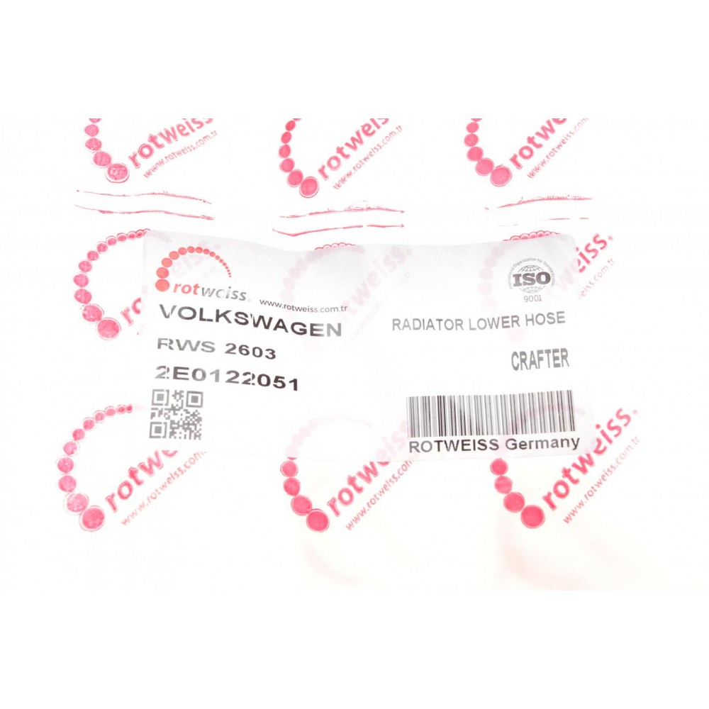 Патрубок радіатора (нижній) MB Sprinter (M272)/VW Crafter 2.5TDI 06-13