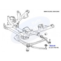 Пильник опори кульової рульового наконечника (універсальний) (36х18х30)