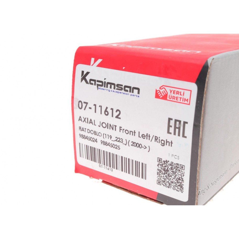 Тяга рульова Fiat Doblo 1.9JTD 01- (+PS) (L=346mm)