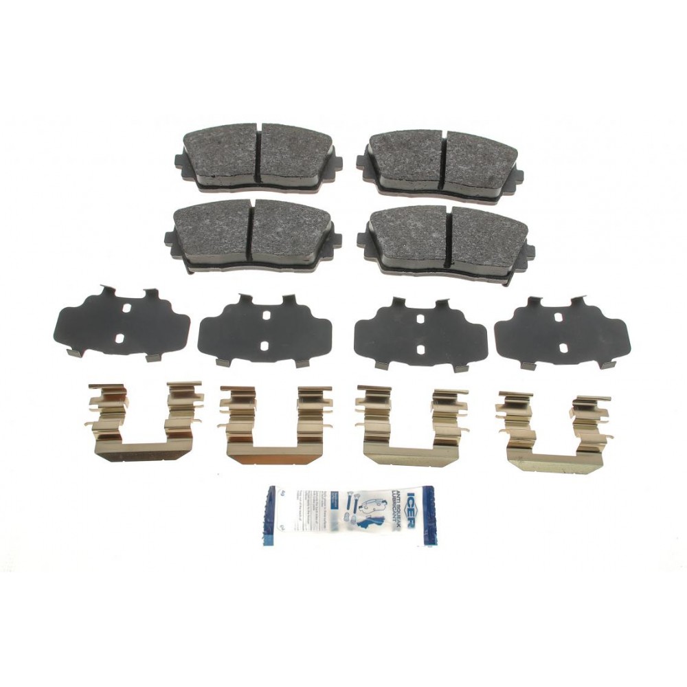 182034 ICER КомплеК т гальмівних колодок, дискове гальмо