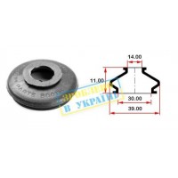 Пильник опори кульової рульового наконечника (універсальний) (30х14x11/39)