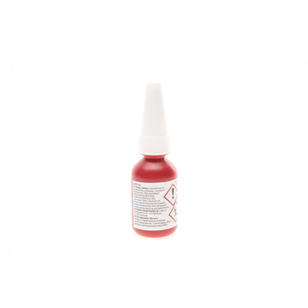 LOCTITE 243, 10ML Фіксатор різьби (синій)(середньої фіксації), макс. діаметр різьби М36