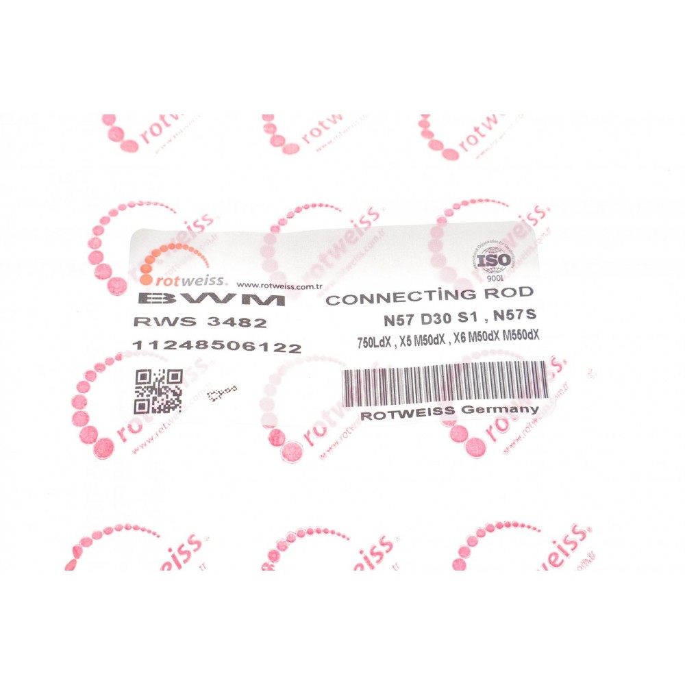 Шатун BMW 5 (F10)/7 (F01-F04)/X5 (F15/F85)/X6 (F16/F86) 12-19 N57 D30