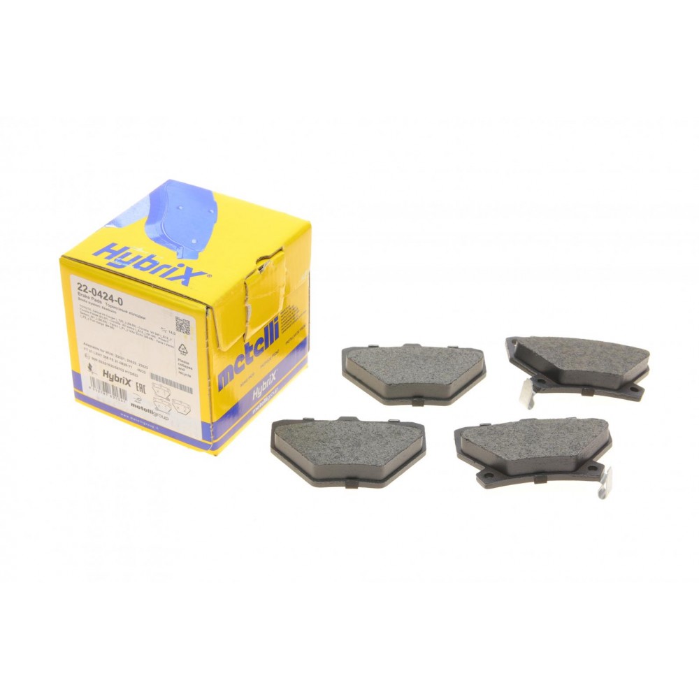22-0424-0 METELLI КомплеК т гальмівних колодок, дискове гальмо