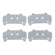 Комплект протискрипних пластин (передніх) Hyundai Elantra 00-06/Matrix 01-10 (Akebono)